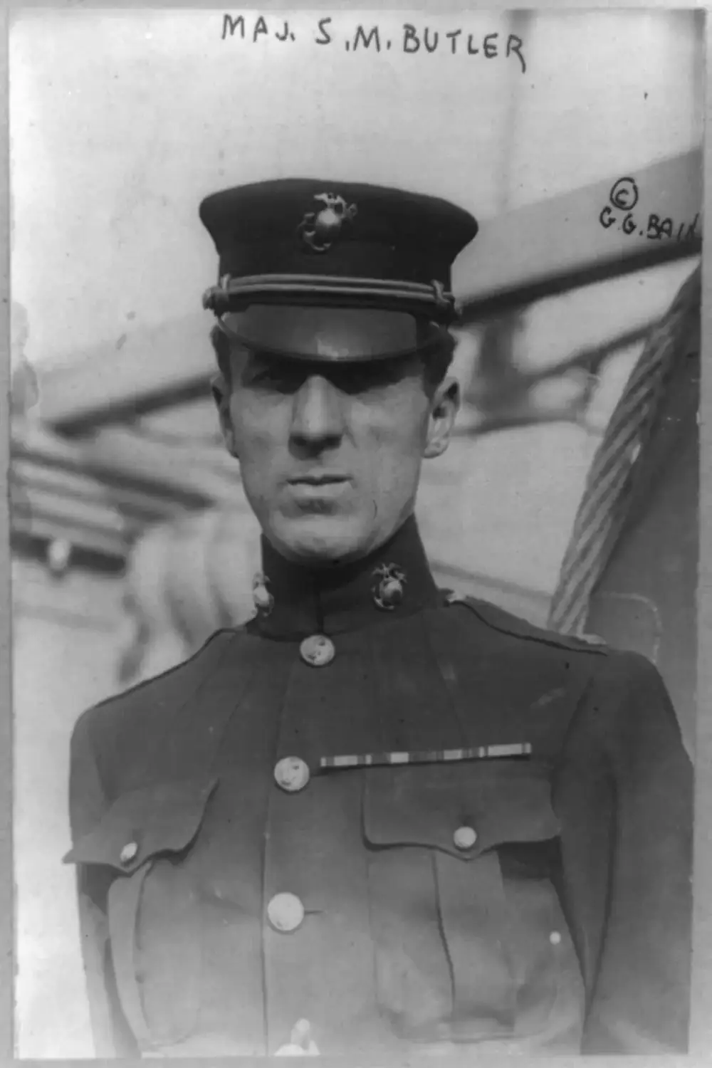 Smedley D. Butler in U.S. Marine Corps uniform.