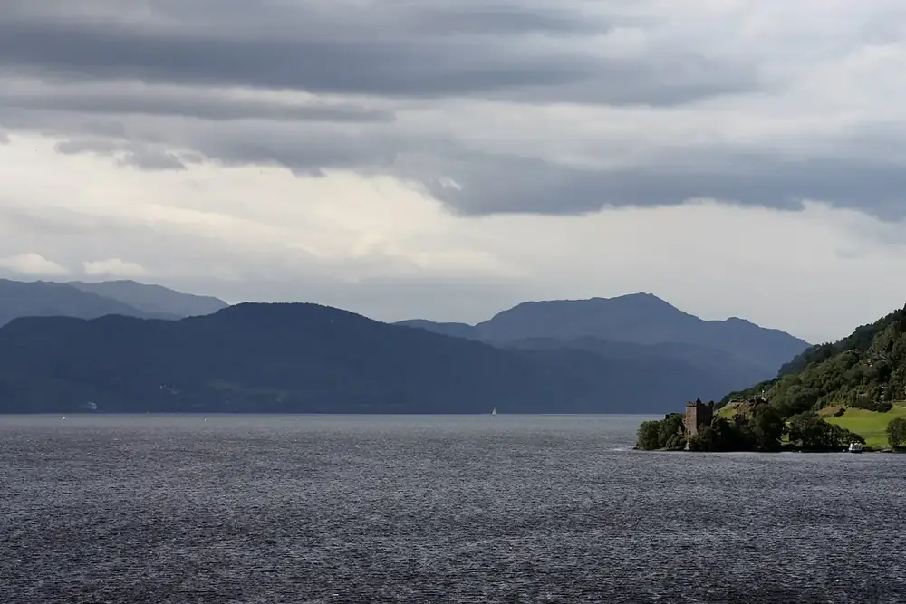 Loch Ness and Urquhart Castle, Scotland.