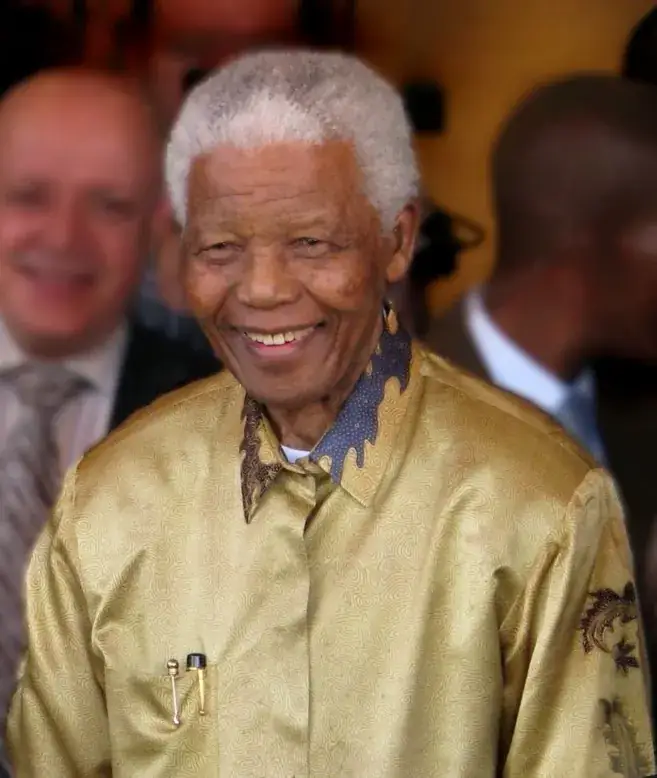 Nelson Mandela in 2008. Many people falsely remember him dying in prison in the 1980s.