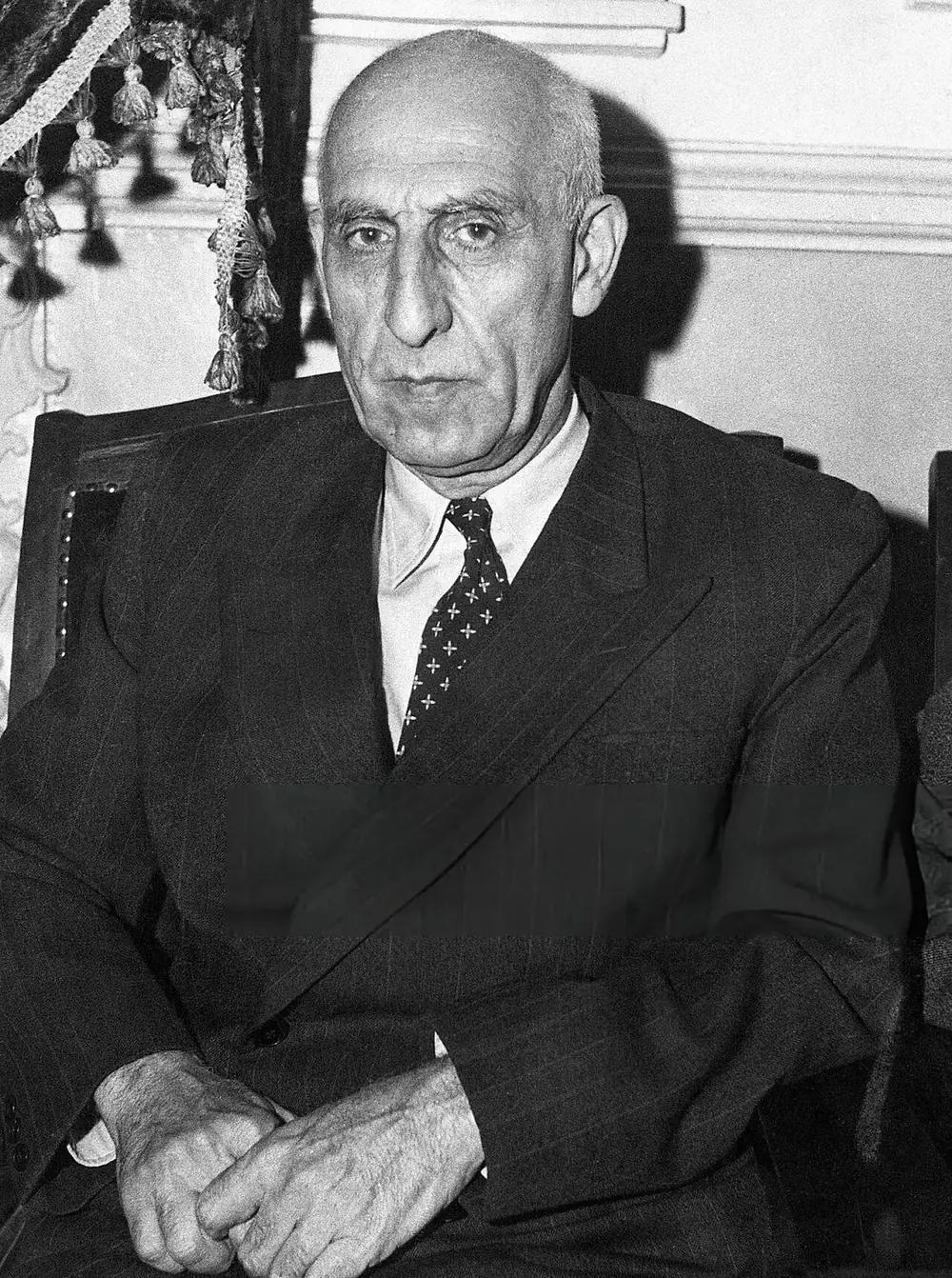 Mohammad Mosaddeq, prime minister of Iran until August 1953.