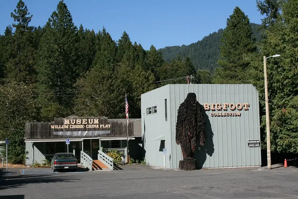 The Bigfoot museum in Willow Creek, California (2010).