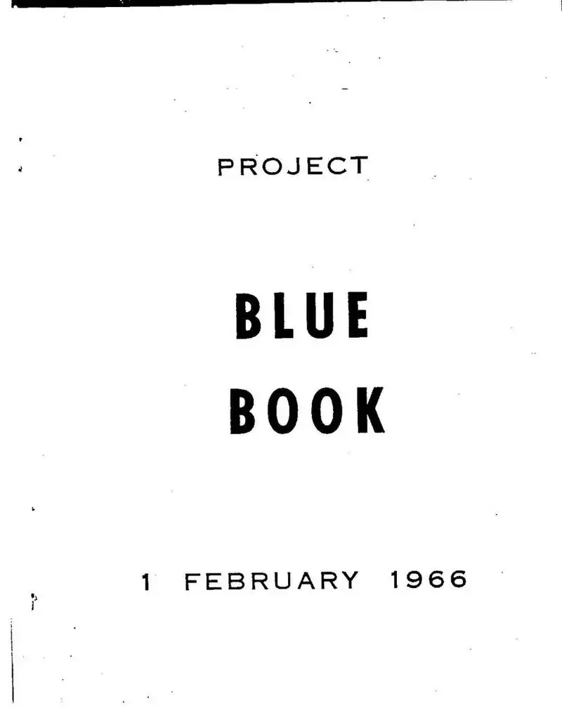 Cover of a U.S. Air Force Project Blue Book report dated February 1, 1966.
