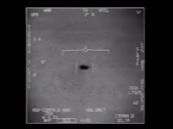 A frame from the 2004 Navy video officially released by the Department of Defense in 2020.